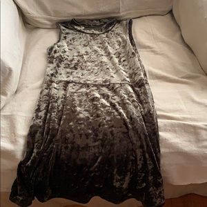 Army green turtle neck dress